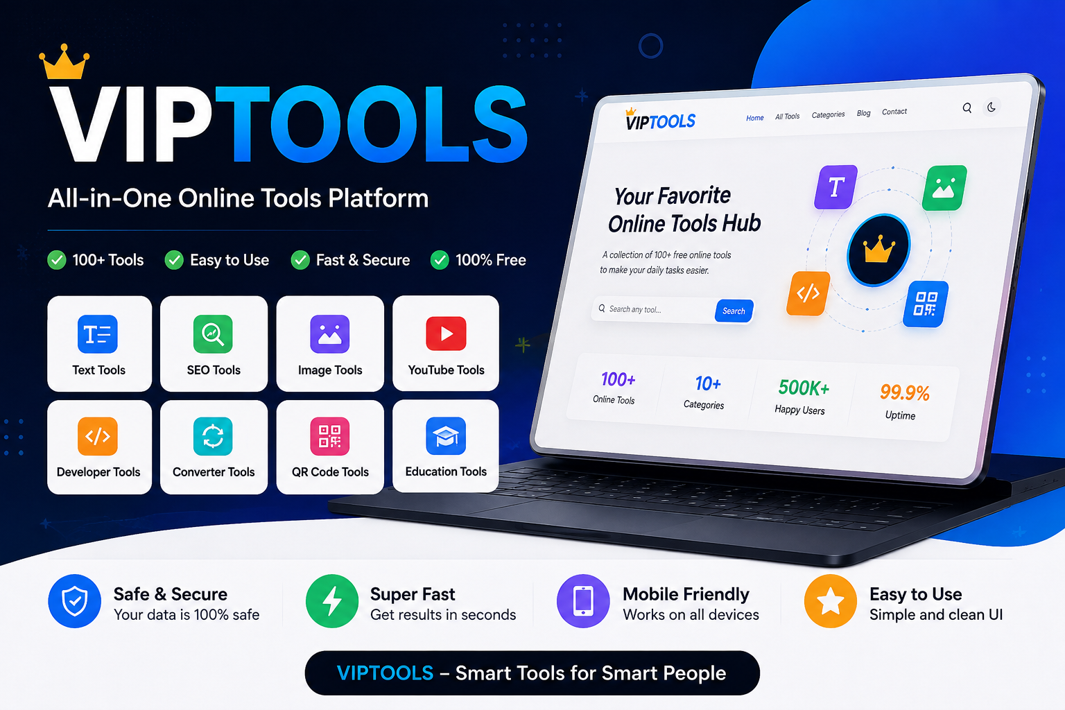 Viptools online tools and features