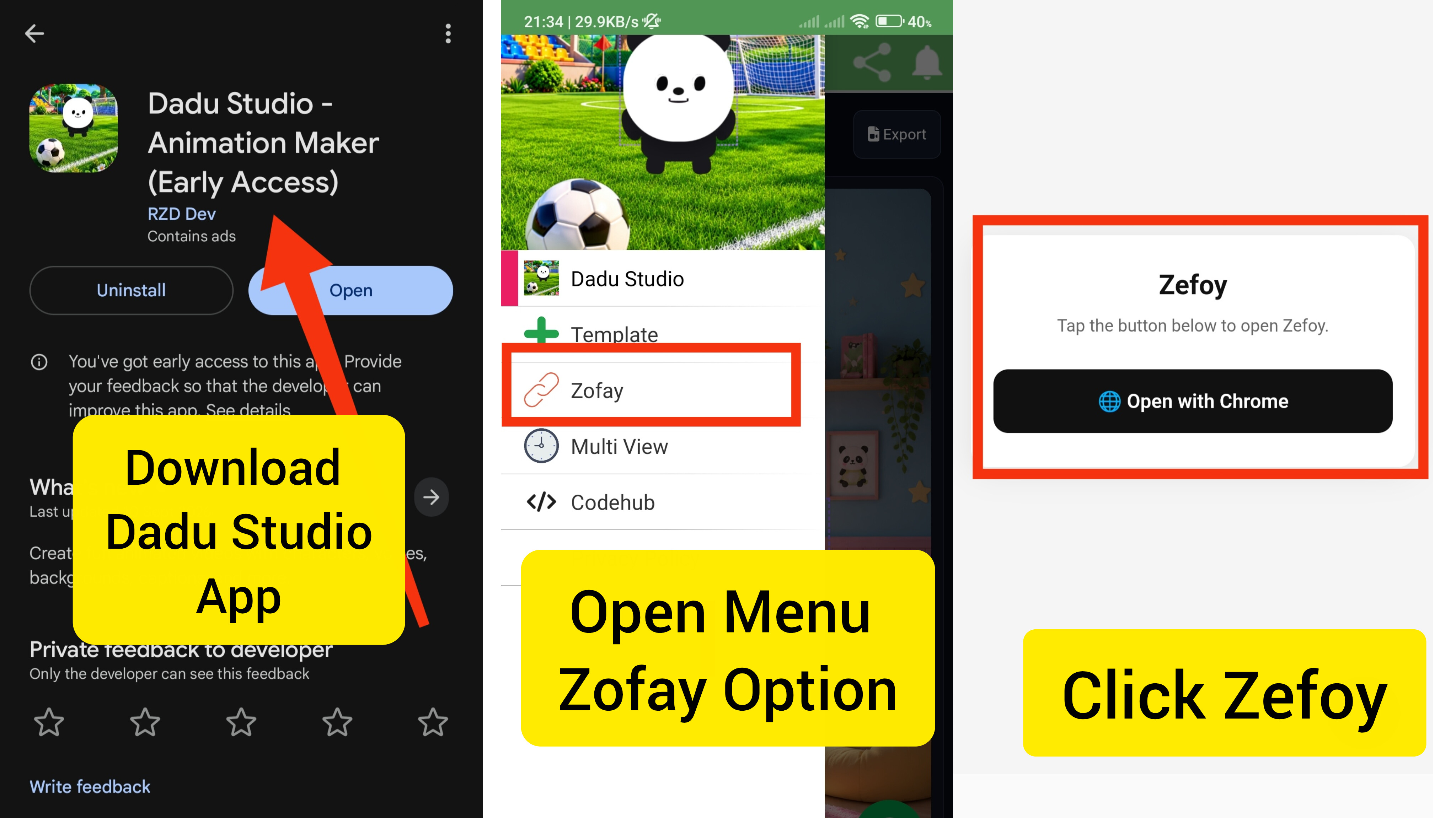 Zefoy online tools and features